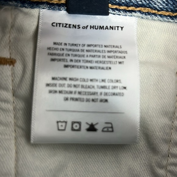 Citizens of Humanity Sabine Ankle Jeans Distressed Blue waist 26 - Picture 13 of 14